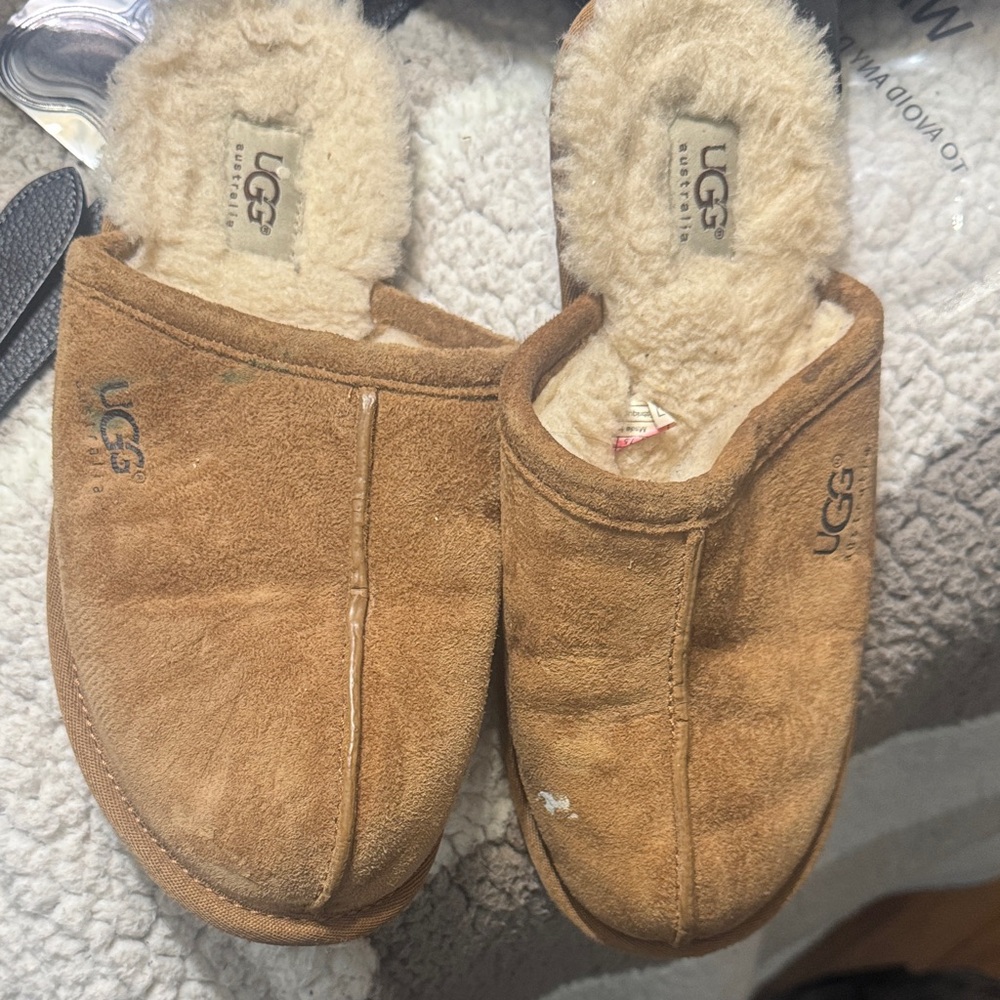 UGG Tan Sheepskin Slippers